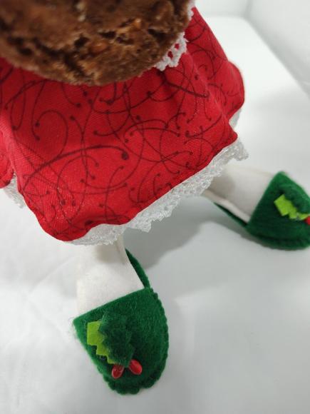 Annalee Holiday 8" Christmas Whimsy Mouse in Night Gown with Cookie New - Picture 7 of 10